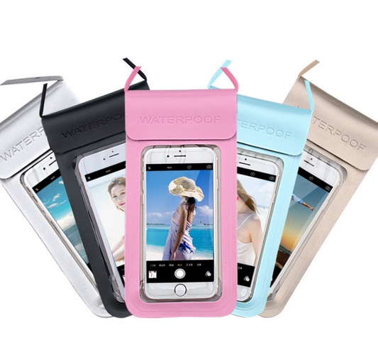 Waterproof Universal Touch Screen Mobile Phone diving set.