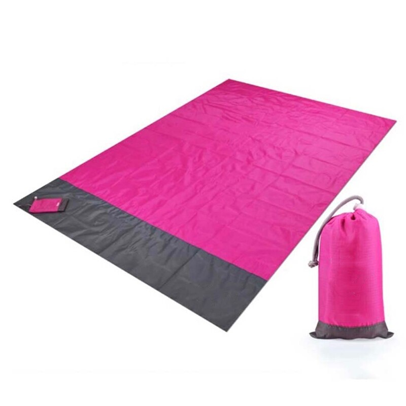 Portable Waterproof  Beach Mat Pocket Blanket