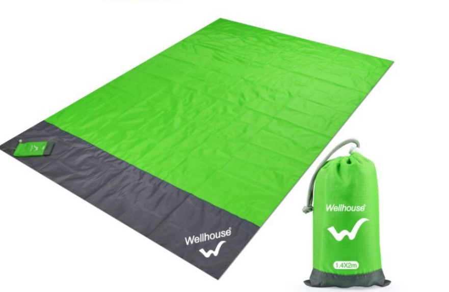 Portable Waterproof  Beach Mat Pocket Blanket