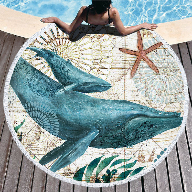 UNDER THE SEA Big Beach Lounger Towel