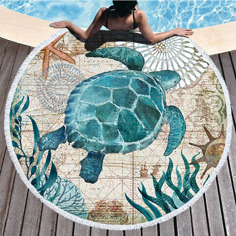 UNDER THE SEA Big Beach Lounger Towel