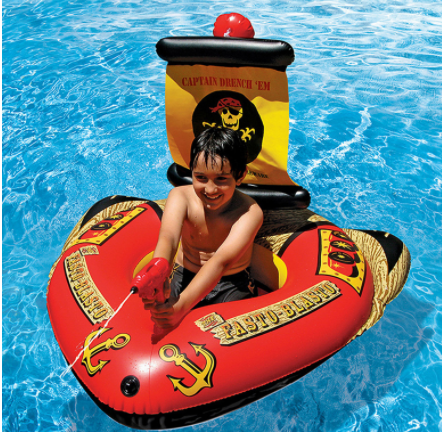 Water World Fun CAPTAIN DRENCH'EM with water gun