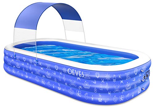 WWF Inflatable Swimming Pool for Kids and Adults, Full-Sized.