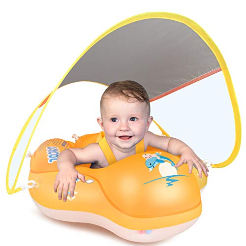 Baby Float Ring with Sun Protection. Ages 3-36 Months.
