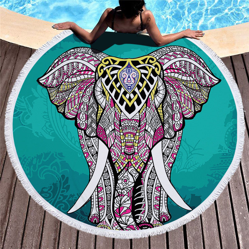 THE WISE ELEPHANT Big Beach Lounger Towel