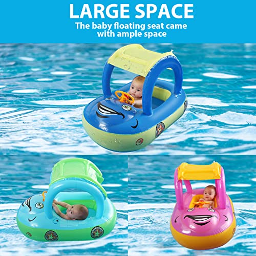 WWF Baby Pool Float with UPF50+ Canopy.