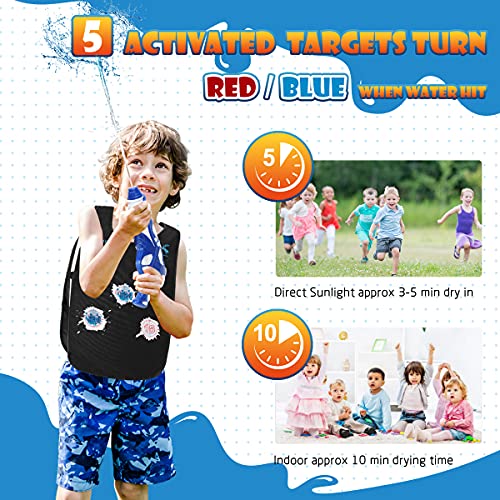 WWF Water Guns & Water Activated Vests, Water Battle Guns Toy for Kids.