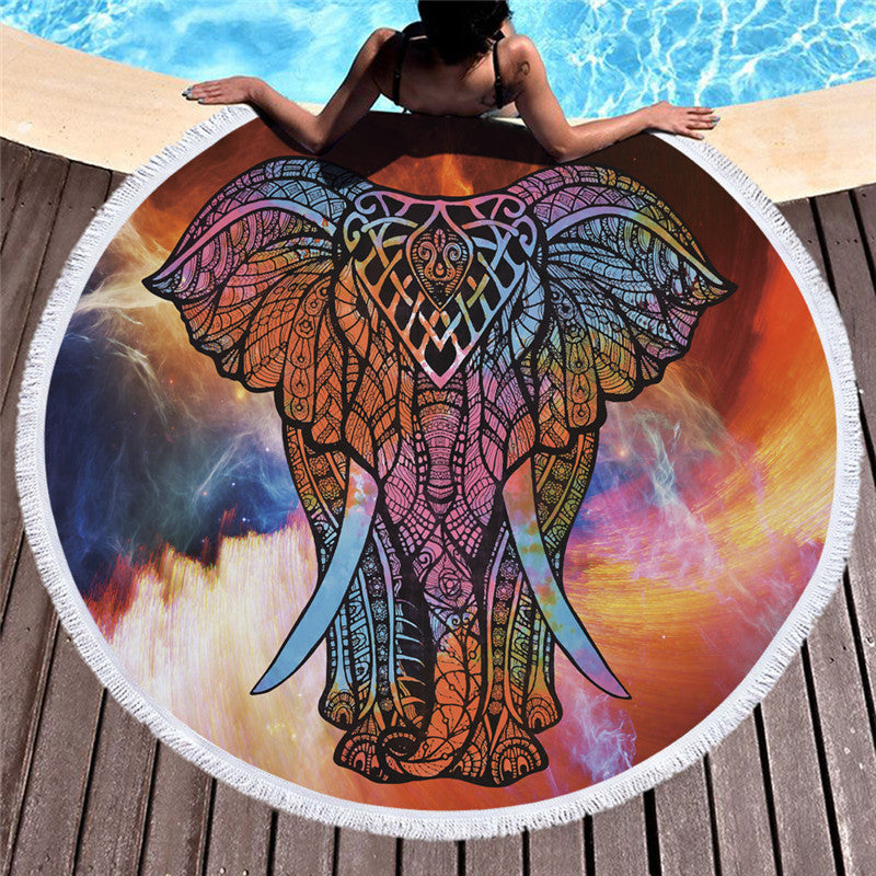 THE WISE ELEPHANT Big Beach Lounger Towel