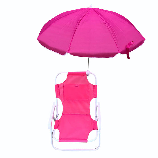 Beach Chairs With Umbrellas Multifunctional Portable Deck Chairs For Kids.