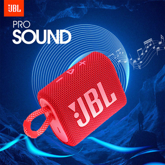 JBL GO3 Bluetooth Waterproof Mini Outdoor Speakers with 5 Hour Battery.