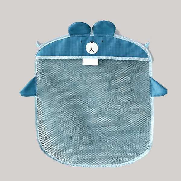 Mesh bag for bath toys. Waterproof beach bag for kids.